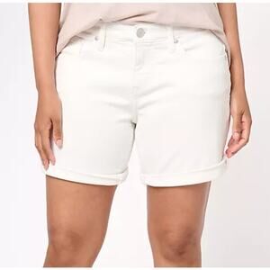 NWT Jag‎ Alex Boyfriend Short, White, Sz 6,